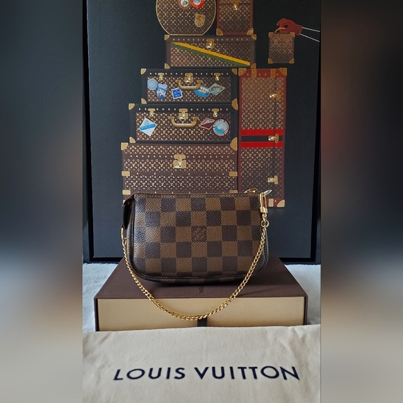 Louis Vuitton mini pochette damier ebene - Picture 2 of 16